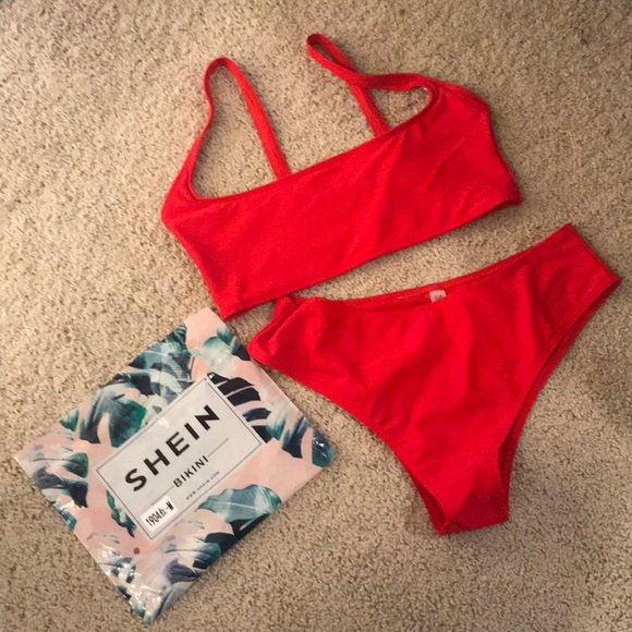 SHEIN Other - NWT Shein Bikini Red M